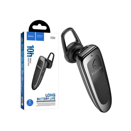 HOCO WIRELESS EARPHONE E60 BRIGHTNESS WITH MIC 150MAH BLACK